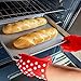 Finally! Women's Silicone Oven Mitts / Pot Holders. These Cooking Gloves are the Only Ones Designed Specifically to Fit Ladies' Hands - Ultra Flexible & Heat Resistant | They are Perfect for Birthday Gifts for Her & Ideal for Bridal Showers, Weddings & Housewarming Gifts (Lime Green, M/L, 1 Pair)
