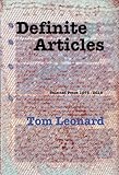 Definite articles : prose 1973-2012