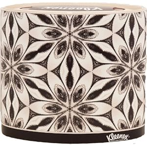 Kleenex Expressions Facial Tissue, White, 