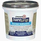 Wm Zinsser, William 69984 SureGrip Border Adhesive For Wallpapered Surfaces