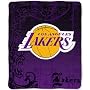 Los Angeles Lakers Royal Plusch Raschel 50x60 Throw Blanket - NBA Basketball