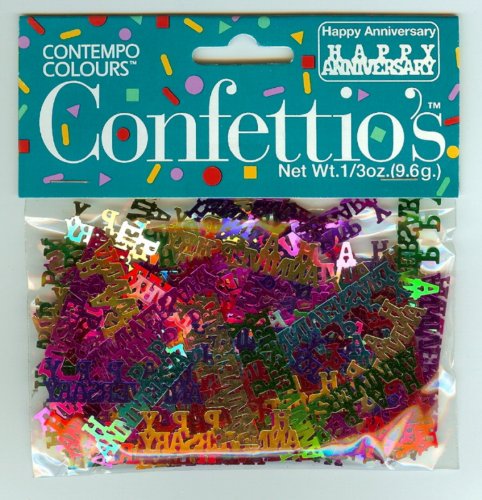 Anniversary : Confettios Happy Anniversary Confetti Oz