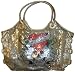 Women's Ed Hardy Purse Handbag Tote Anna Gold