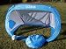 Two 6x4 Ft. Foldable Soccer Goals, Portable W/carry Case, Durable Pass Goals. Brand New with Side Pockets