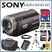 Sony HDR-CX550/V 64GB Flash Memory High Definition Handycam® Camcorder with Wide Angle 10x Optical Zoom and 12MP Image Capture featuring a 3.5-inch Widecreen LCD + 8GB Deluxe Accessory Kit