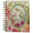 Nature's Song Bird and Flowers Spiral window notebook