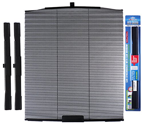 Car Folding Window Sun Shades - X-Shade Car Sunshades - Car Window Blinds - Car Side Window Folding Curtain - Sun Shade Sunblock - Car Shade Cars - 2 Pieces