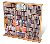 Prepac Triple Width Wall Storage Maple Finish
