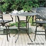 Outdoor Living : Alfresco Home 22-0314 Farfalla 42 Inch Round Bar Table
