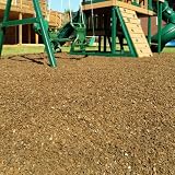 discount swingsets:Swing Set Playground Rubber Mulch 75 Cu.Ft. Pallet-Cypress Brown