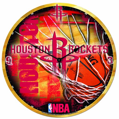 NBA Houston Rockets 18-Inch High Definition Clock