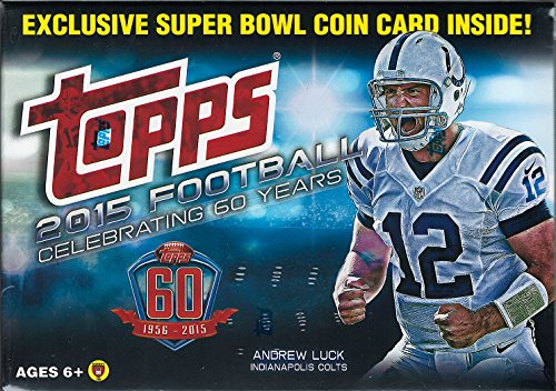 2015-Topps-NFL-Football-EXCLUSIVE-Factory-Sealed-Retail-Box-with-Special-Commemorative-SUPER-BOWL-COIN-Includes-ROOKIE-in-Every-Pack-Look-for-RC-Autographs-of-Jameis-WinstonMarcus-Mariota-More