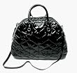 Prada Authentic Chevron Dome Bowler Handbag Bag
