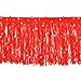 Expo International 12-Yard Starlight Hologram Sequin Chainette Fringe Trim, 4-Inch, Red