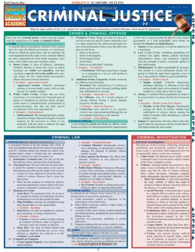Criminal Justice (Quickstudy: Academic)