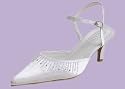 Shades Ladies Satin Wedding Shoes REF 884