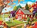 MasterPieces Memory Lane Harvest Breeze Country Barn Large EZ Grip Jigsaw Puzzle by Alan Giana, 300-Piece