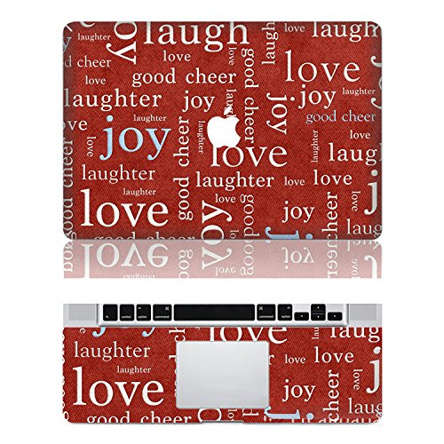iCasso Laughter Love Protective Full-cover Vinyl Art Skin Decal Sticker Cover for Apple Macbook Pro 13 Inch/13.3-Inch