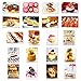 SWEETS & CAKES postcard set of 20. Post card variety pack of postcards depicting delicious desserts. Made in USA.
