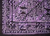 Overprint Batik Tapestry-Bedspread-Beach-Picnic-Purple