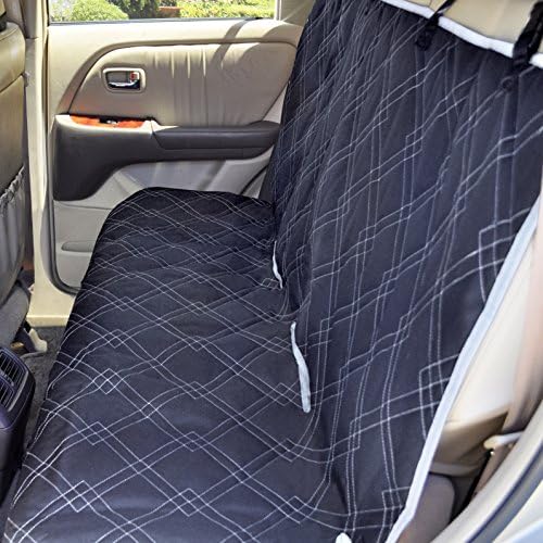 First Wide Bench Seat Protector For Infant Carseats - Catch Crumbs &amp; Spills. Rumbi Baby Lifelong Promise. Black &amp; Grey.