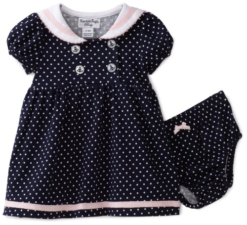 Buy Hartstrings Baby-girls Newborn Interlock Polka Dot Sailor Dress, Nvy W/wht Do, 3-6 Months Buy Hartstrings Baby-girls Newborn Interlock Polka Dot Sailor Dress, Nvy W/wht Do, 3-6 Months