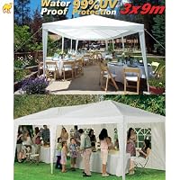 STRONG CAMEL Wedding Party Tent 10x30 White Gazebo Canopy BBQ Easy Set Pavilion Cater Events from SUNRISE