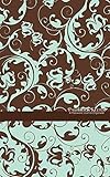 Password Keeper: A Password Journal Organizer (blue & brown floral)