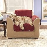 Sure Fit Deluxe Chair Pet Throw, Ivory