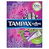 UPC 073010015357 product image for Tampax Radiant Plastic Unscented Tampons, Super Absorbency, 16 Count | upcitemdb.com