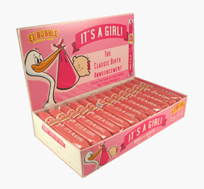 Buy Now at Amazon.com: Its A Girl Bubble Gum Cigar 36 Pack