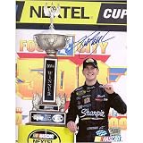 Kurt Busch - Trophy - Autographed 8x10 Photograph