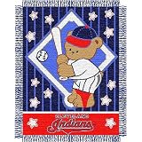Cleveland Indians MLB Triple Woven Jacquard Throw (044 Series) (36"x46")