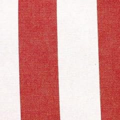 Markisen Outdoor Stoff 'Streifen' Breite 160cm Rot-Weiss