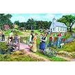 The Country Church 1000pc Jigsaw Puzzle by Susan Brabeau