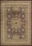 2' x 3' Rectangular Momeni BELMOBE-03BRN2030 Brown Color Machine Made Turkish Belmont Collection Rug