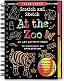 At the Zoo Scratch & Sketch (An Art Activity Book for Animal Lovers and Artists of All Ages) (Trace-Along Scratch and Sketch)