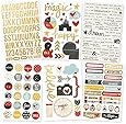 Simple Stories Say Cheese II Foil Stickers Sheets (6 Pack), Gold