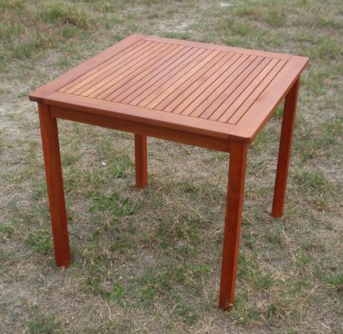 Gartentisch 80x80cm aus Eukalyptus
