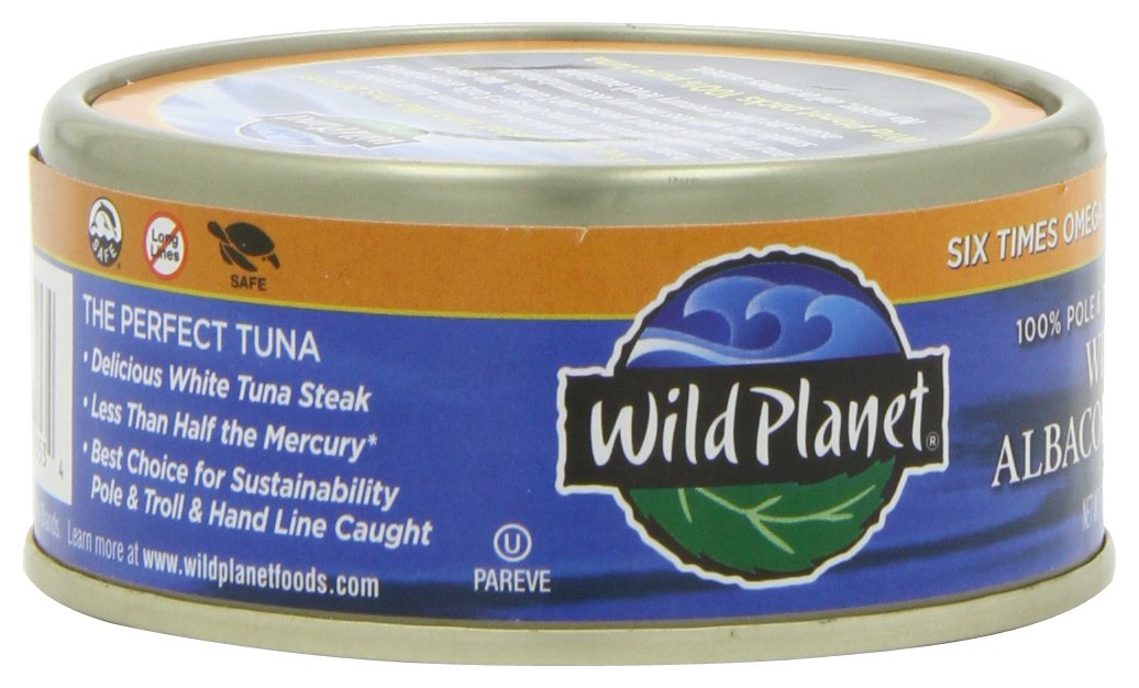 Amazon.com : Wild Planet Wild Albacore Tuna, 5-Ounce Cans (Pack of ...