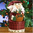 Santa Claus Stacking Tower - Christmas Holiday Gift Basket