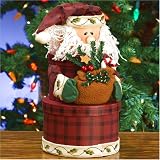 Santa Claus Stacking Tower - Christmas Holiday Gift Basket