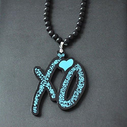 Crystalbella Fashion Letters Xo Hat Hip-Hop Cap Baseball Beaded Necklace