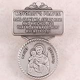 Pewter St. Joseph Visor Clip