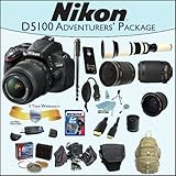 Nikon D5100 Digital Camera With Nikon 18-55mm VR Lens, Nikon 55-200mm VR Le ....