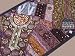 CHOCOLATE SARI INDIAN MOTI RUNNER TAPESTRY HANGING