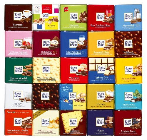 Ritter Sport - All-in-One-Paket - 25x100g