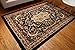 Generations pre8024black_2x8 Traditional Opera Persian Area Rug, 2' x 7', Black