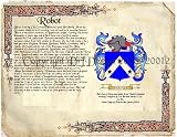 Robot Coat of Arms/ Family Crest on Fine Paper and Family History Buy 1 get 1 FREE
