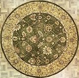 6'0 x 6'0 Handmade Tufted Persian Sultanabad New Area Rug From India - 62792